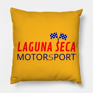 Laguna seca mortosport racing graphic design Pillow