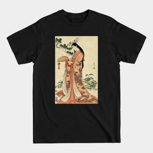 Discover THE GIRL WITH THE FAN - Japan - T-Shirt