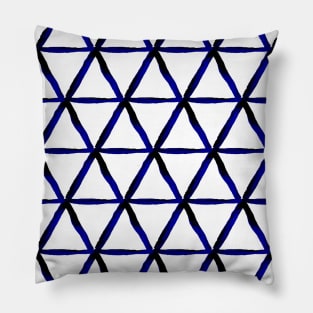 Shibori hexagon Pillow