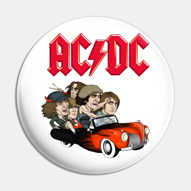 ACDC RIDE Pin by Kankiku Studio