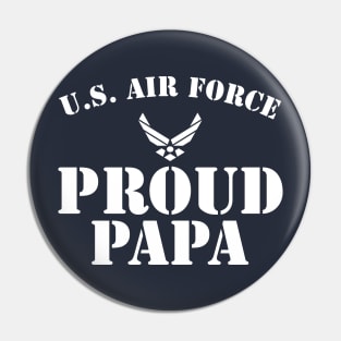 Best Gift for Army - Proud U.S. Air Force Papa Pin