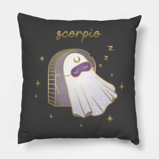 Scorpio Sleeping Ghost Pillow