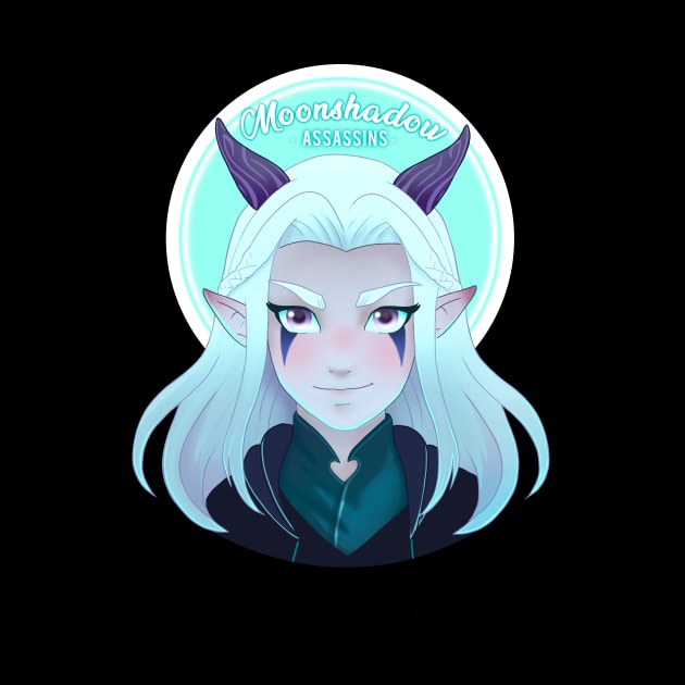 Rayla - The Dragon Prince, Moonshadow Assasins by Anhyra