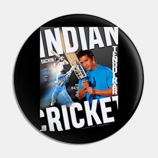 Sachin artwork Pin