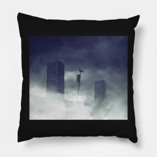 Glasgow after dark Pillow