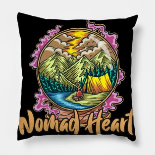 Nomad Heart Wanderlust Hiking Pillow