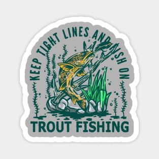 Trout fishing Magnet