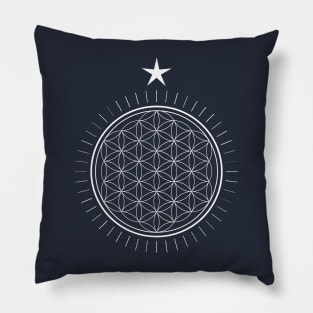 Sacred Geometry the Flower of Life Pillow