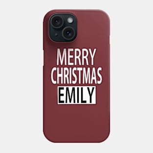 Merry Christmas Emily Phone Case