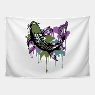 Splatter Koi Tapestry