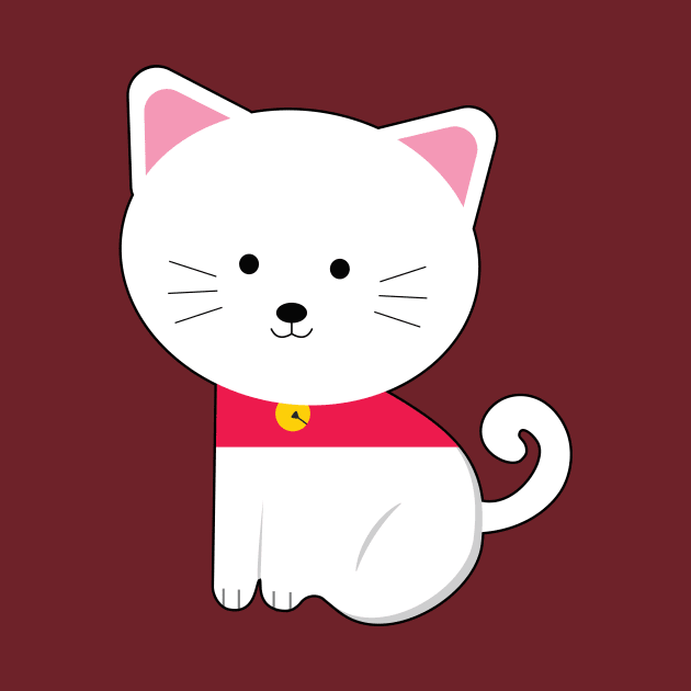 🔥 Happy Cute Kitten - Funny Cat Design by Sassify