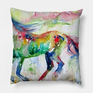 WATERCOLOR HORSE .2 Pillow