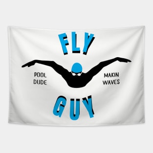 Mens Butterfly Fly Guy Swimmer Swimming Fan Gift Tapestry