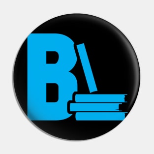 Bookstacked Logo Pin