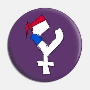Feminist Woman Pride Symbol Pin