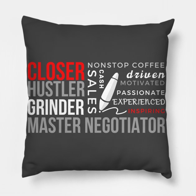 Closer Definitions Pillow by Closer T-shirts