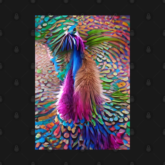 STUNNING SURREAL PEACOCK by sailorsam1805