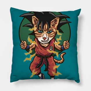 Son Goku Cat Saiyan Pillow