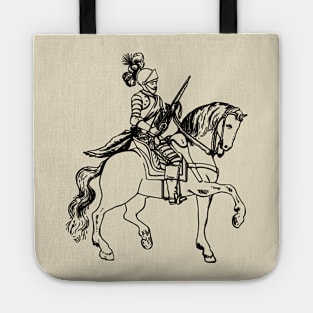 Men on a horse Tote