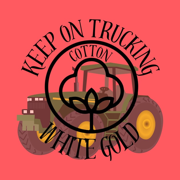 Trucking tractor cotton by Country merch