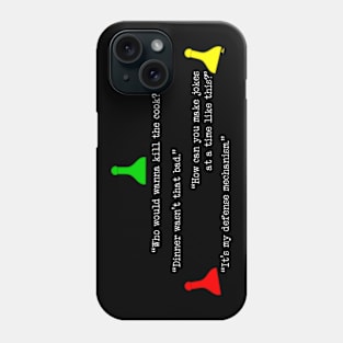 Clue Dinner Quote Phone Case