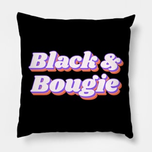 Black & Bougie Pillow