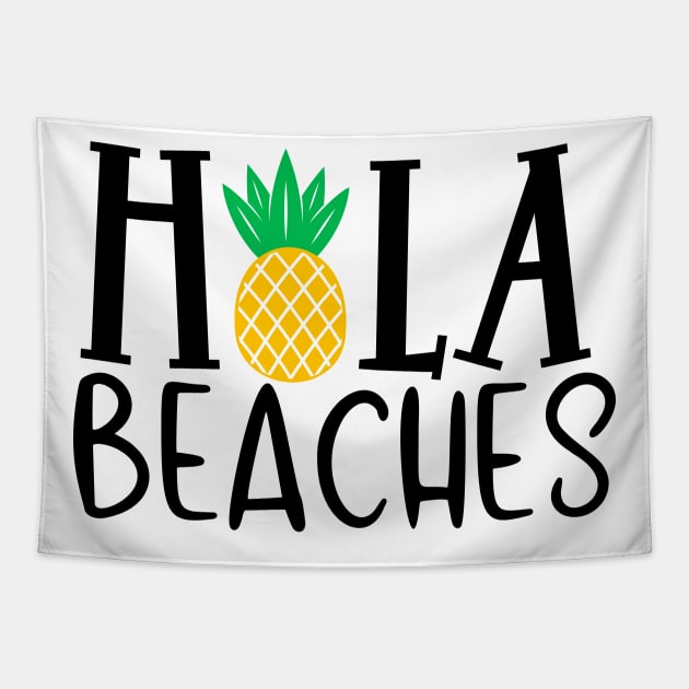 Hola Beaches Tapestry by Coral Graphics