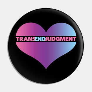 TransEndJudgment - Multicolor Heart Only Pin