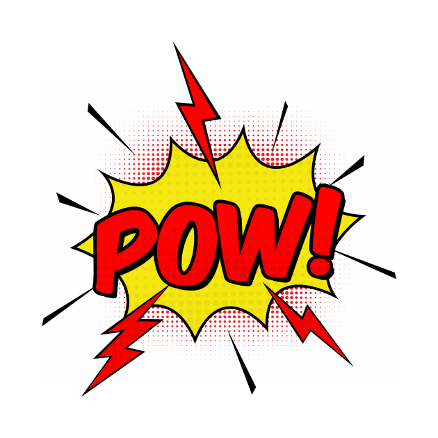 Pow! Comic Book Graphic by Outcasted