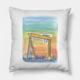 Belfast Crane Pillow