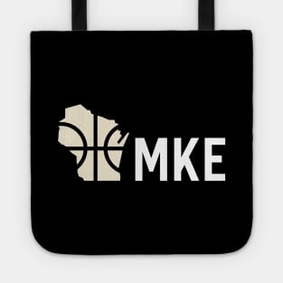 MKE - Milwaukee Wisconsin Basketball Tote