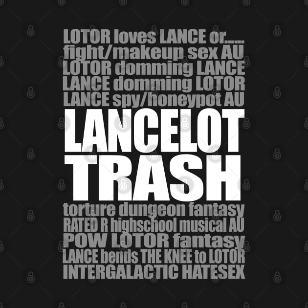 LANCELOT TRASH (White Version) by stateements