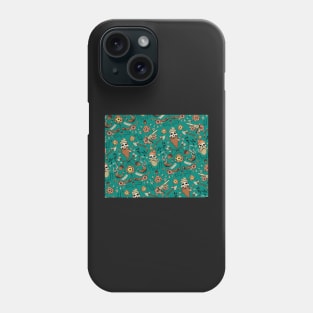 green lumberjack pattern Phone Case