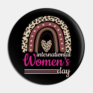 International Women's Day Cute 8TH March Pin