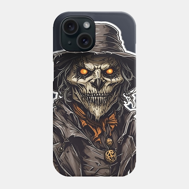 Scarecrow of Horror Phone Case by Providentfoot