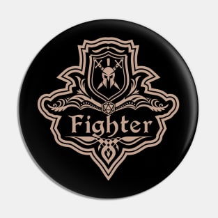 D&D Fighter 1 Color Emblem Pin