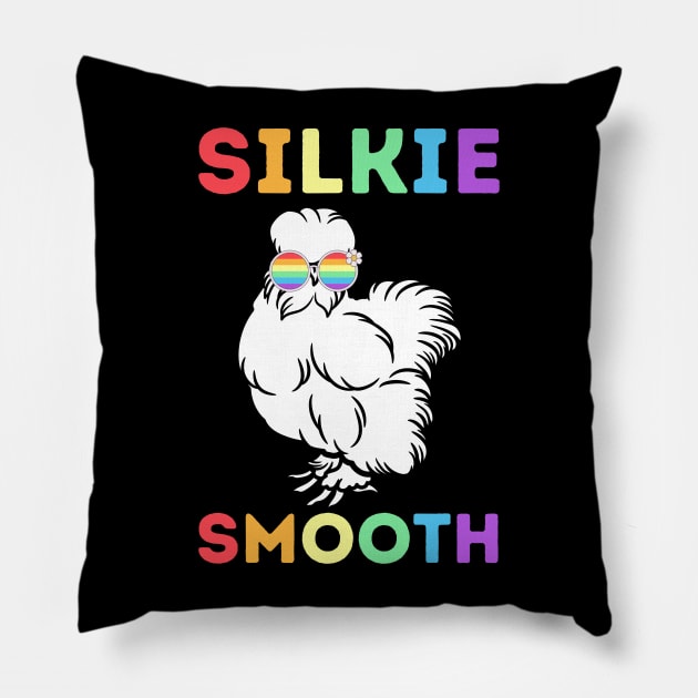 Silkie Smooth Chicken Pillow by Teewyld