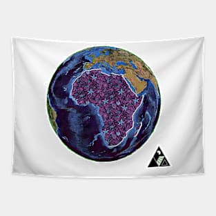 AFRICA FLOWERED CONTINENT by AfreeKA -2 Tapestry