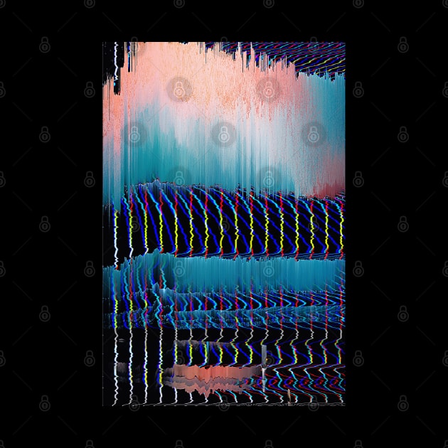 Surf Glitch #2 - Contemporary Exclusive Modern Design by DankFutura