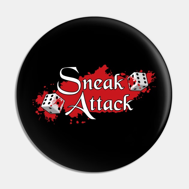 Sneak Attack Pin by NashSketches