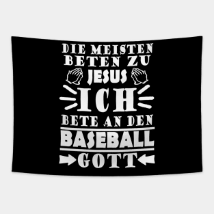 Baseball Pitcher Baseballschläger Base Runner Tapestry