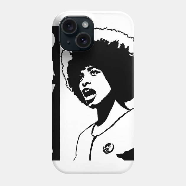 Angela Davis Phone Case by WellRed