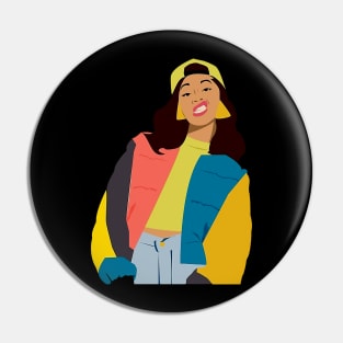 Cardi B Vintage Style Pin