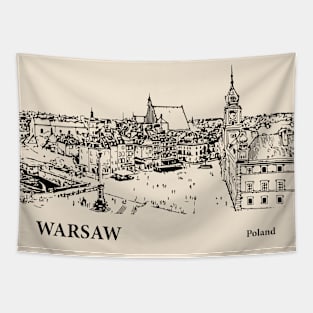 Warsaw - Poland Tapestry