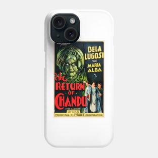 THE RETURN OF CHANDU 1934 Fantasy Film Starring Bela Lugosi Retro Film Poster Phone Case