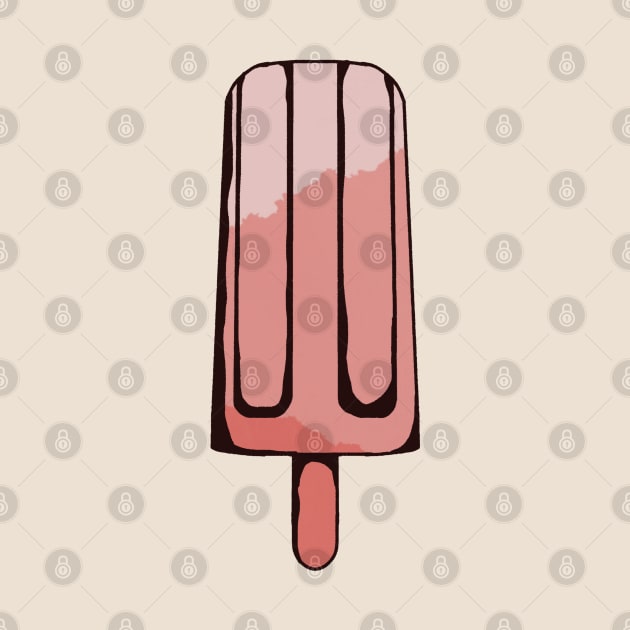 Pink Ombre Popsicle Digital clipart by toffany's