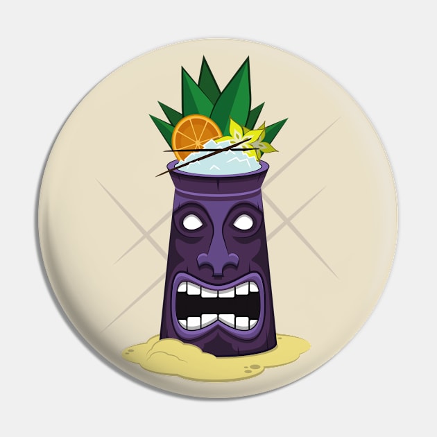 Tiki cocktail Pin by MrGreen34