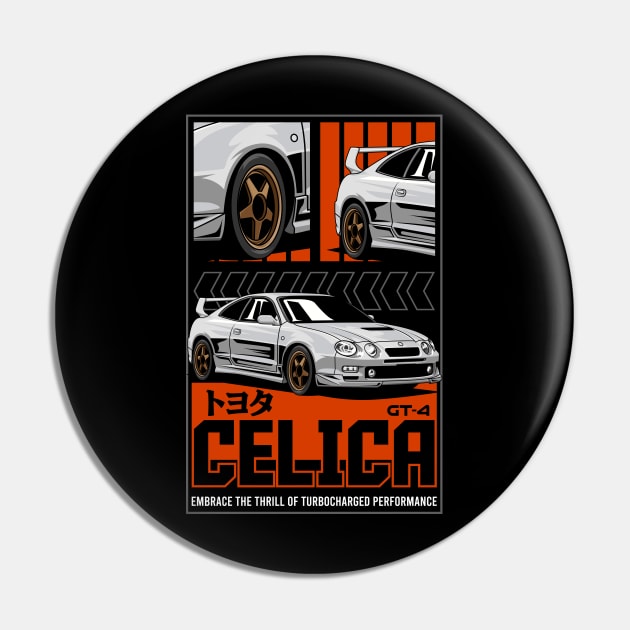 Iconic Celica GT4 Car Pin by milatees