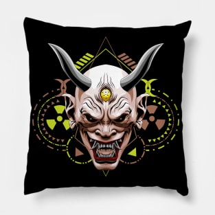 oni hanya mask Pillow