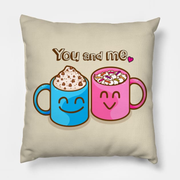 You and me Pillow by Plushism